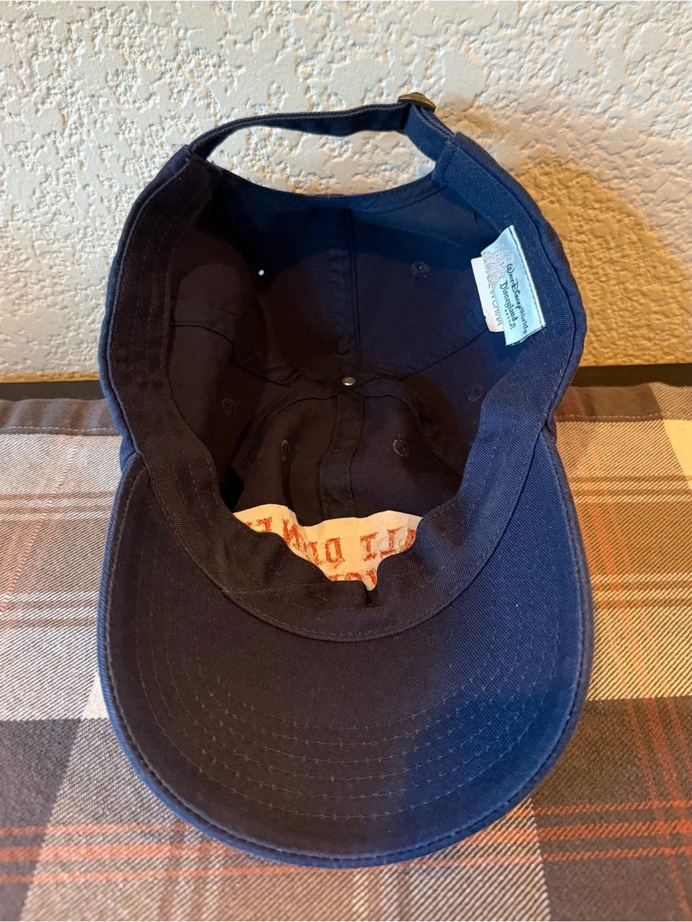 Disney Navy Blue Embroidered Walt Disney World Baseball Cap